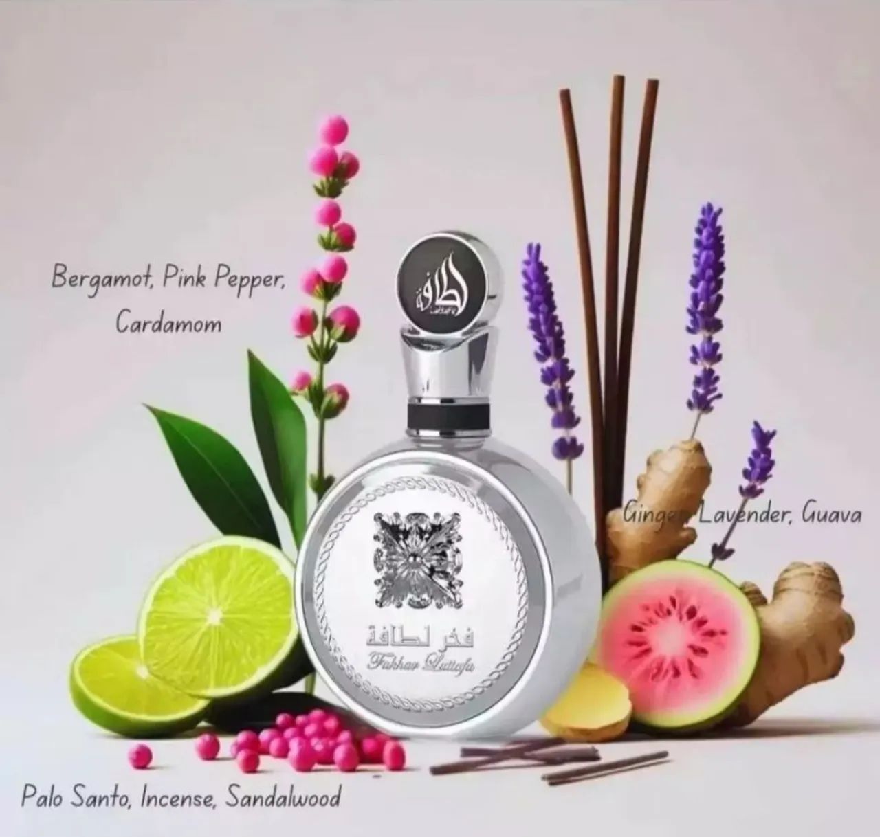 Perfume árabe compartilhável Fakhar Platinum - Eau de parfum 100 ml