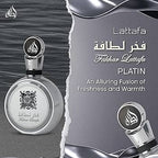 Perfume árabe compartilhável Fakhar Platinum - Eau de parfum 100 ml