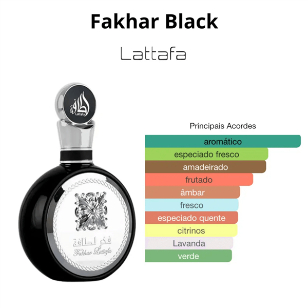 Perfume Árabe masculino Fakhar black - Eau de parfum 100 ml
